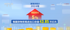 <b>4385万亿元立异高！2024年我国外贸实现“三量”齐</b>